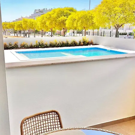 Апартаменты Litoralblue Private Garage&terrace Pool View Flat Прайя-да-Роча