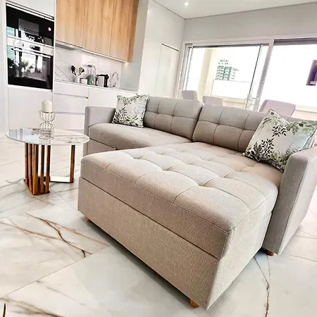 Litoralblue Private Garage&terrace Pool View Flat Прайя-да-Роча