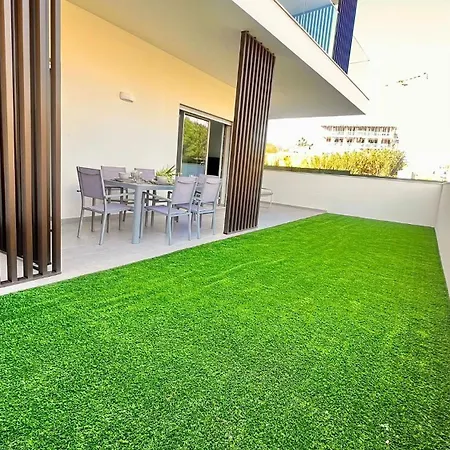 Litoralblue Private Garage&terrace Pool View Flat Апартаменты Прайя-да-Роча