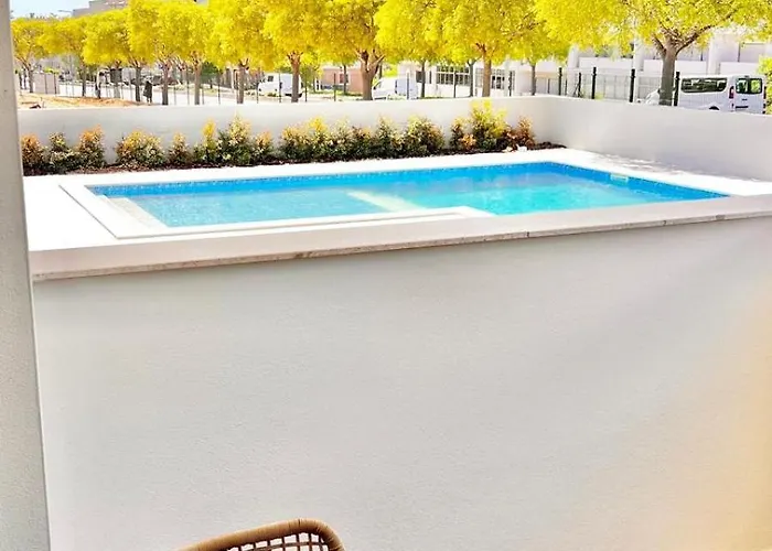 Апартаменты Litoralblue Private Garage&terrace Pool View Flat Прайя-да-Роча